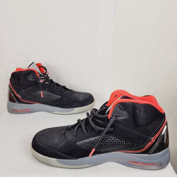 Air Jordan Flight Remix black and cool grey mens Size 12 sneakers 2014 main image 6